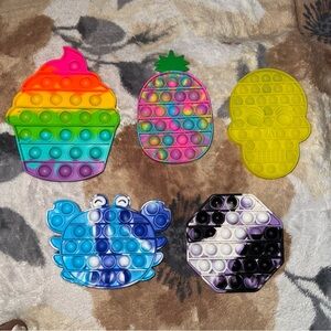 Colorful Pop Fidget Toy Set